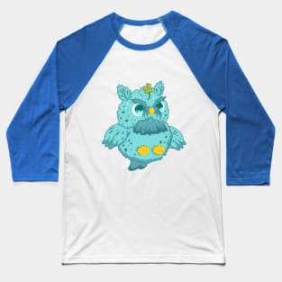 The little blue owl- for Men or Women Kids Boys Girls love owl Baseball T-Shirt